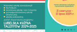 Plakat Lubelska Kuźnia Talentów