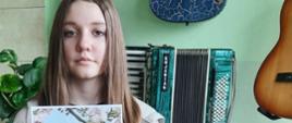 Ogólnopolski Kkonkurs Plastyczny „TAJEMNICZY OGRÓD – WODA”: II miejsce uczennicy Ósemki