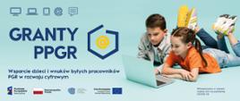 Plakat promocyjny projektu "Granty PPGR"