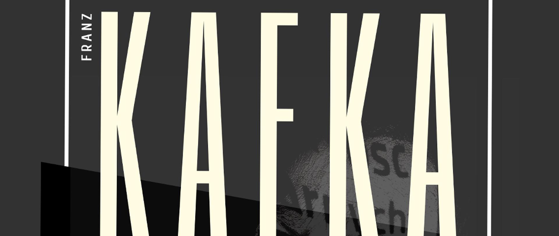 plakat informacyjny o wystawie Kafka - przełamywanie granic