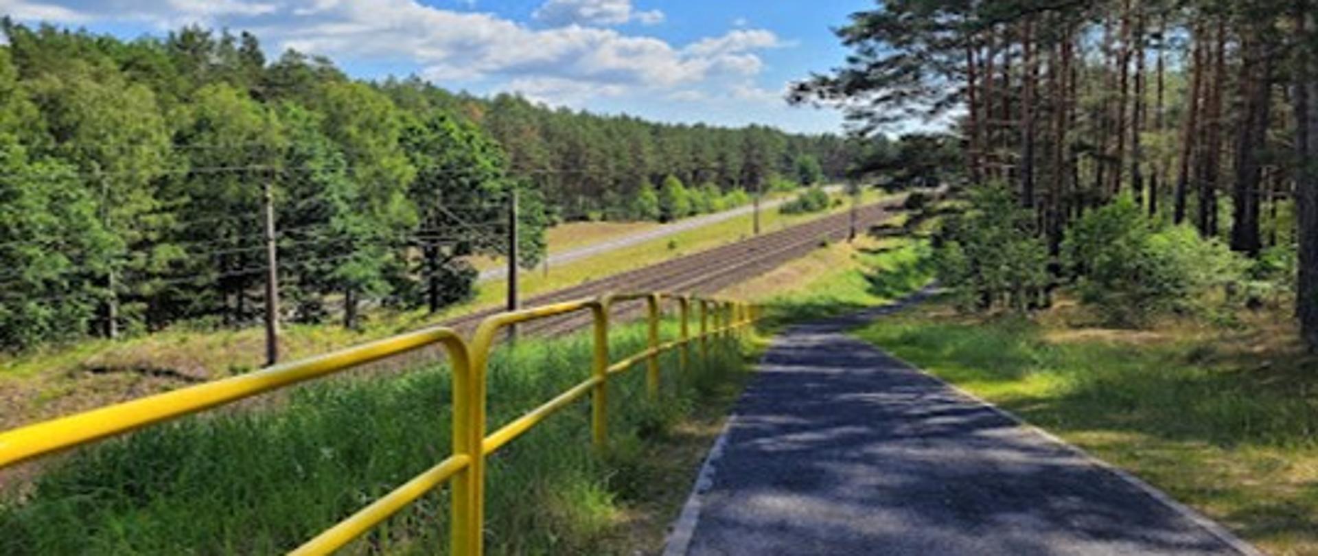 Prace modernizacyjne i naprawcze nawierzchni ścieżki rowerowej na odcinku Kaczory-Piła