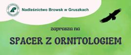 Na zielonym tle umieszczono informacje o wydarzeniu, opatrzone grafikami (informacje zwarte w artykule)