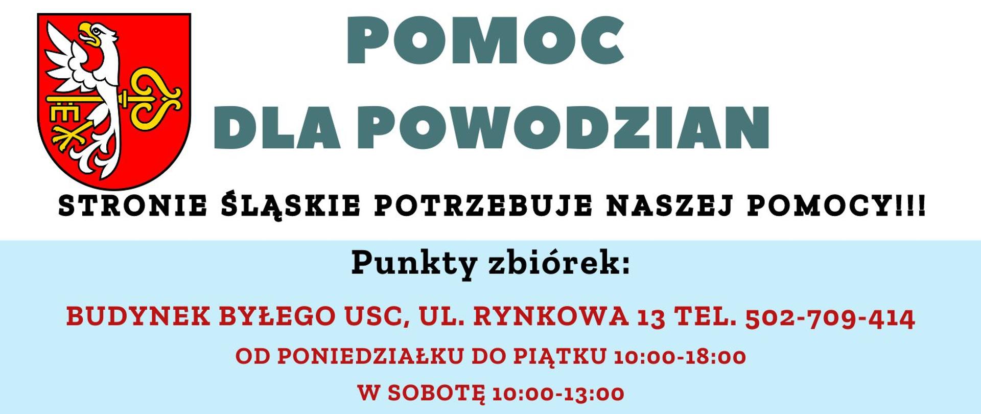 Pomoc dla powodzian