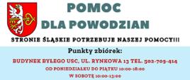 Pomoc dla powodzian