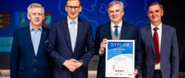 przedstawiciele Gminy Łużna z dyplomem