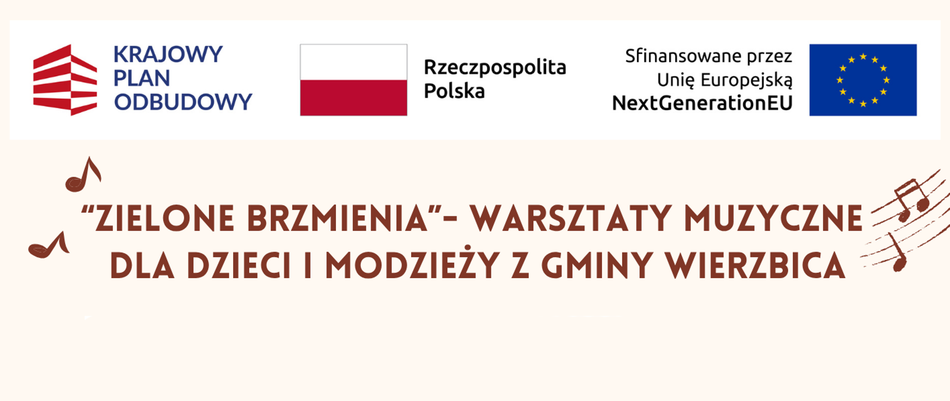Baner informacyjny dotyczący realizacji projektu