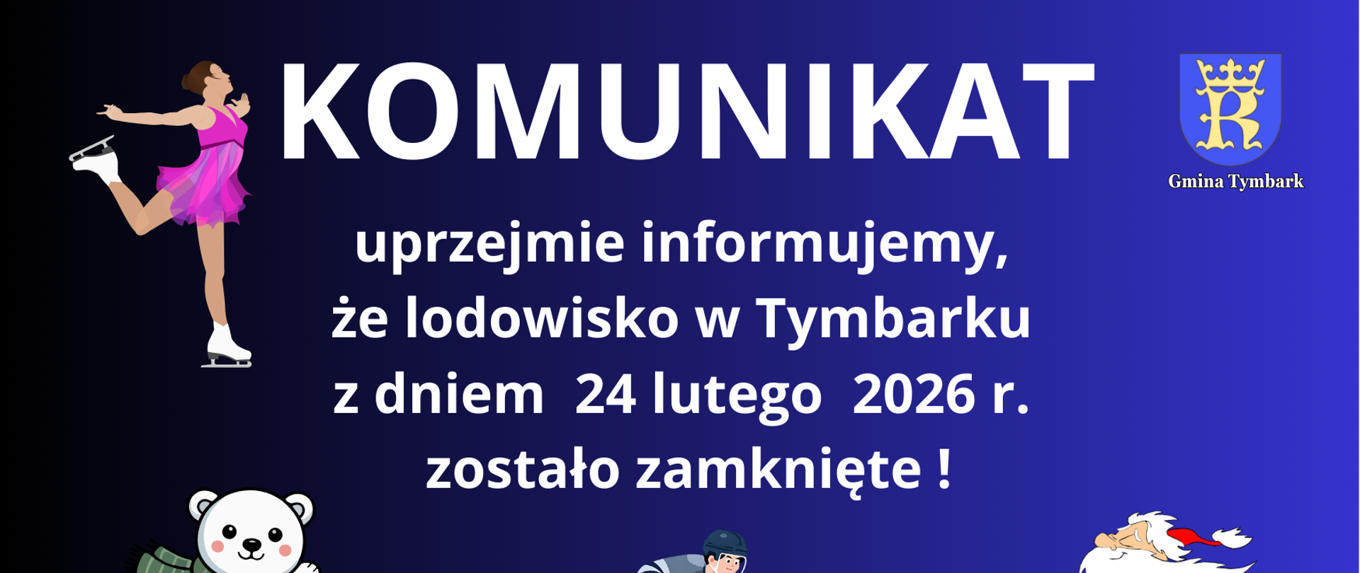 Komunikat lodowisko
