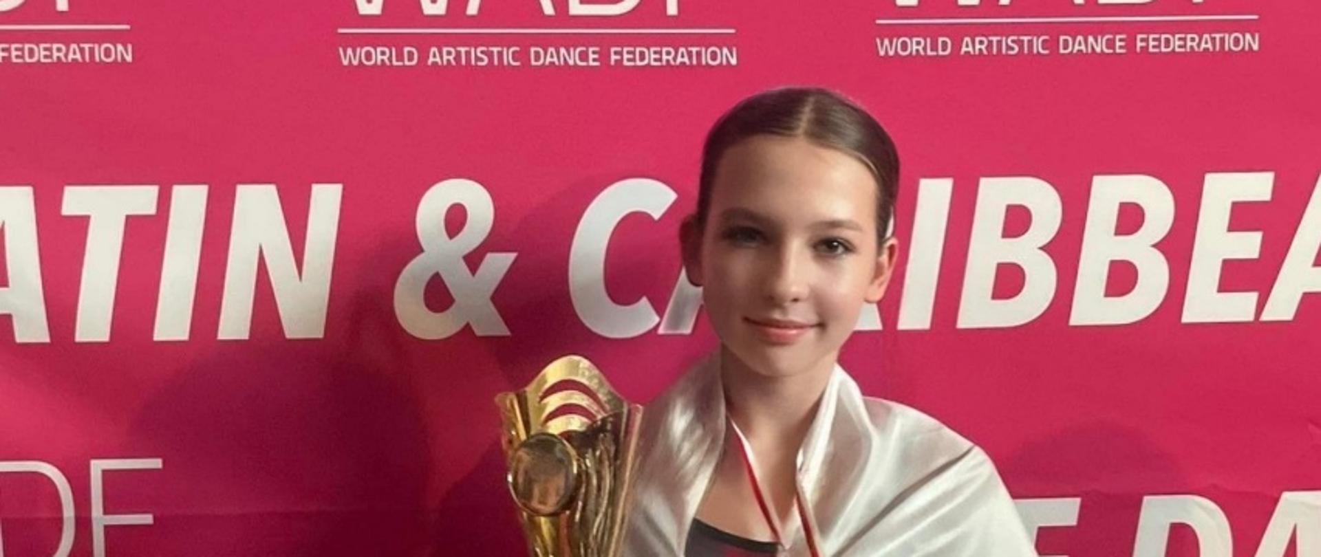 Maja Herbasz z klasy 6a dwukrotną Mistrzynią Świata