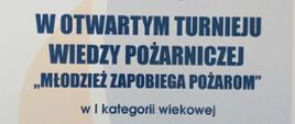 Dyplom Magdaleny Hajec