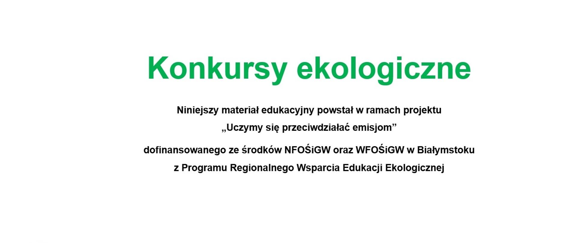 Konkurs ekologiczny
