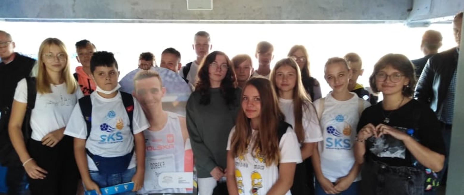 KIBICOWANIE UCZNIÓW ZSP W SARNÓWKU
W CHORZOWIE
