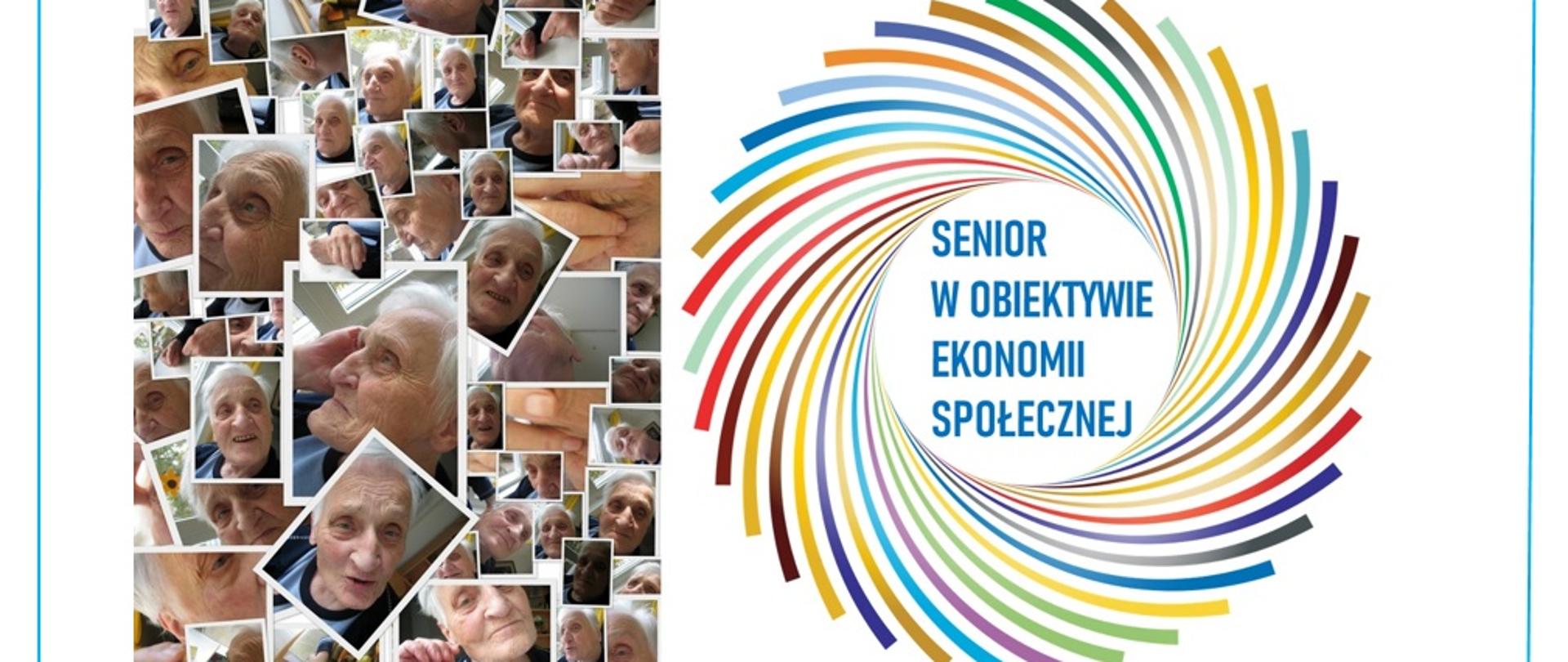 Plakat promujący „Senior w obiektywie ekonomii społecznej”