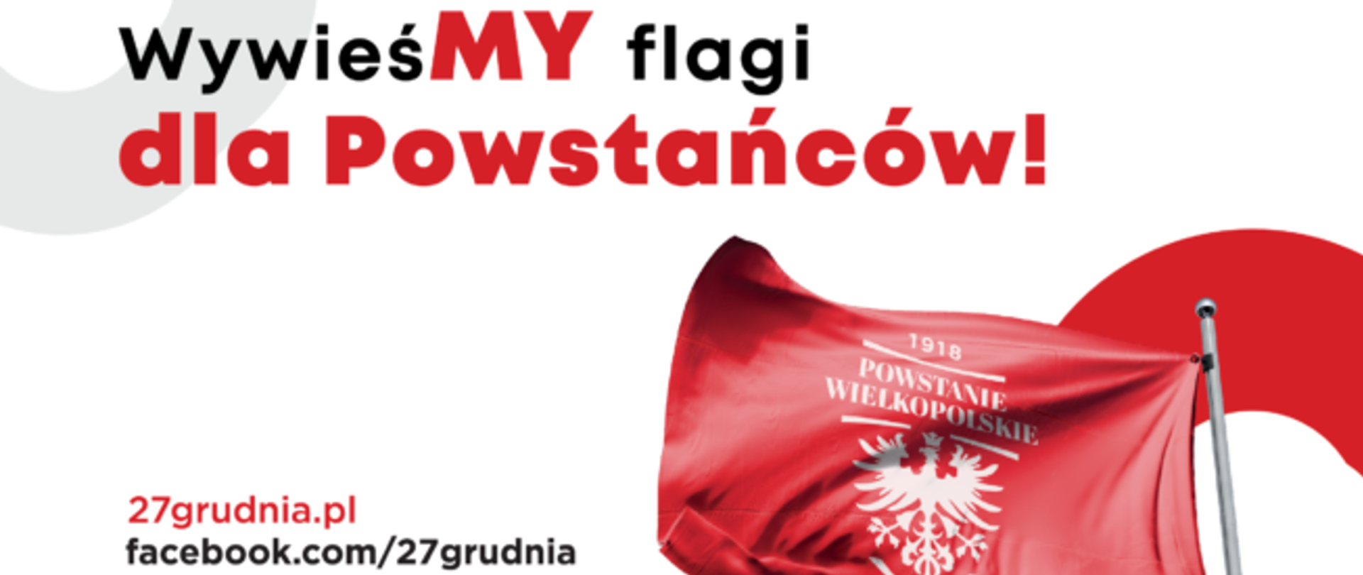 WywieśMY flagi dla Powstańców! - plakat programu