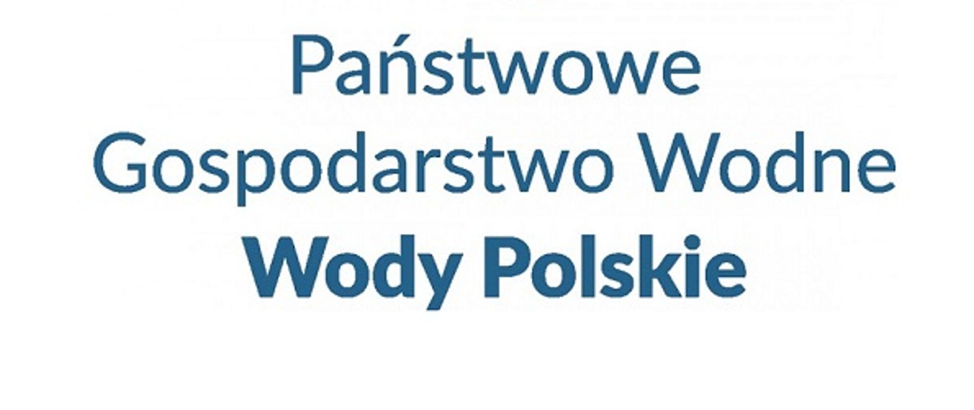 Logo Państwowego Gospodarstwa Wodnego Wody Polskie