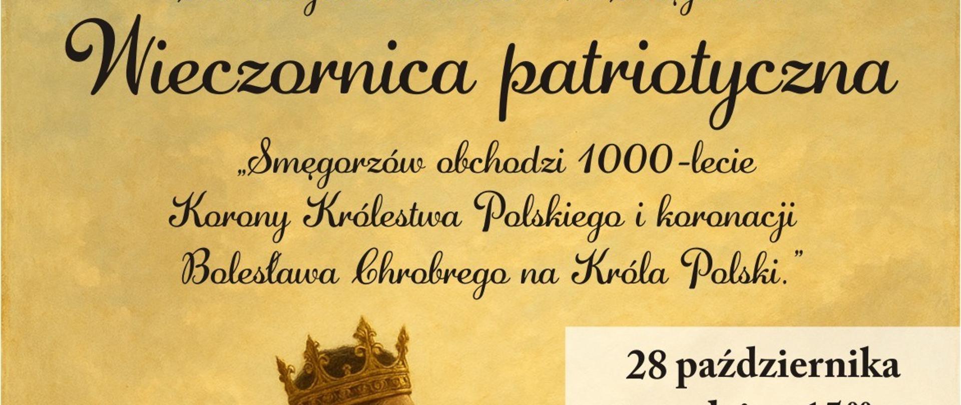 Plakat informujący o wydarzeniu