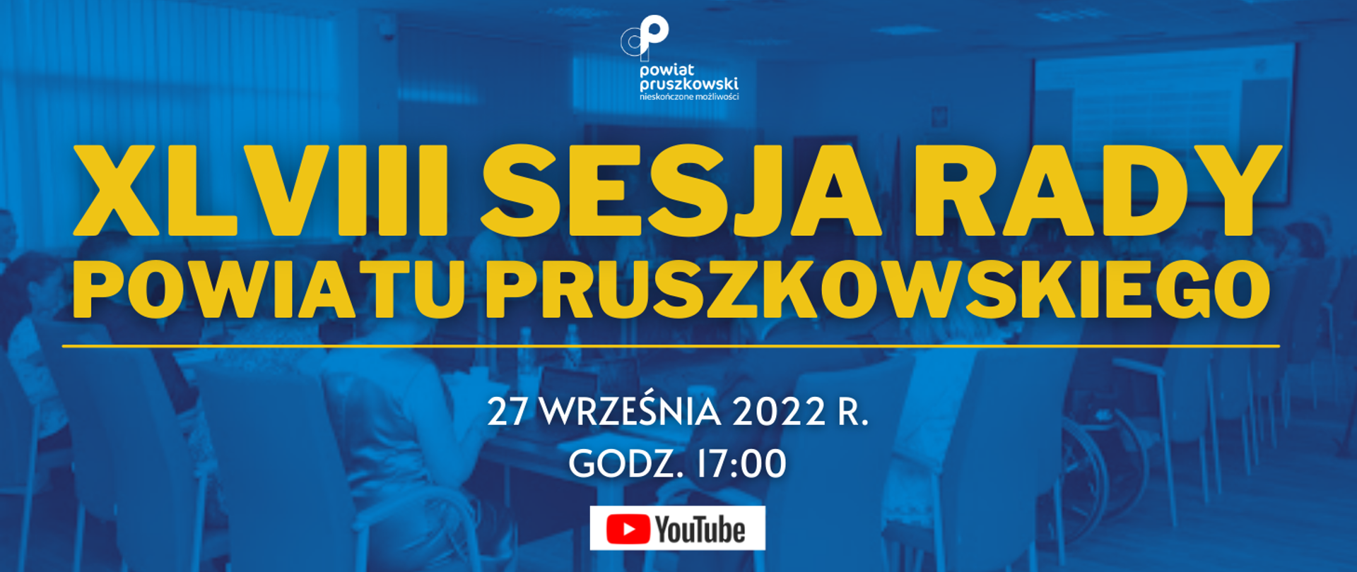 grafika XLVIII Sesja Rady Powiatu Pruszkowskiego 