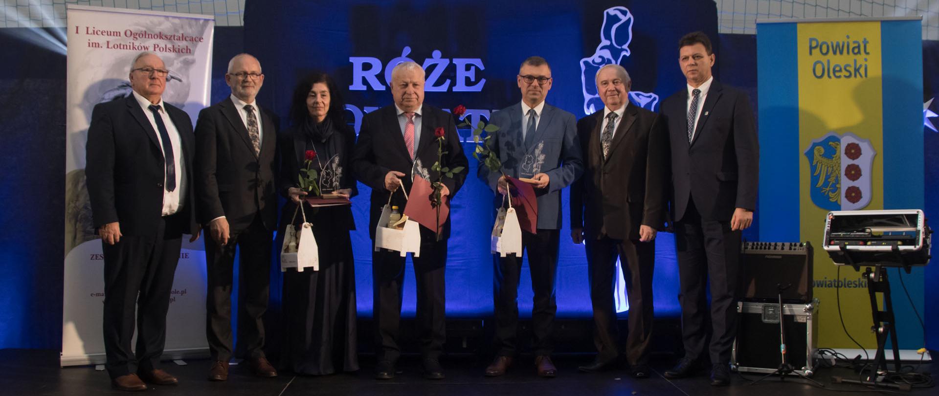 Laureaci nagrody Starosty Oleskiego Róże Powiatu Oleskiego 2022