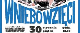 plakat koncert Wniebowzięci CHDK