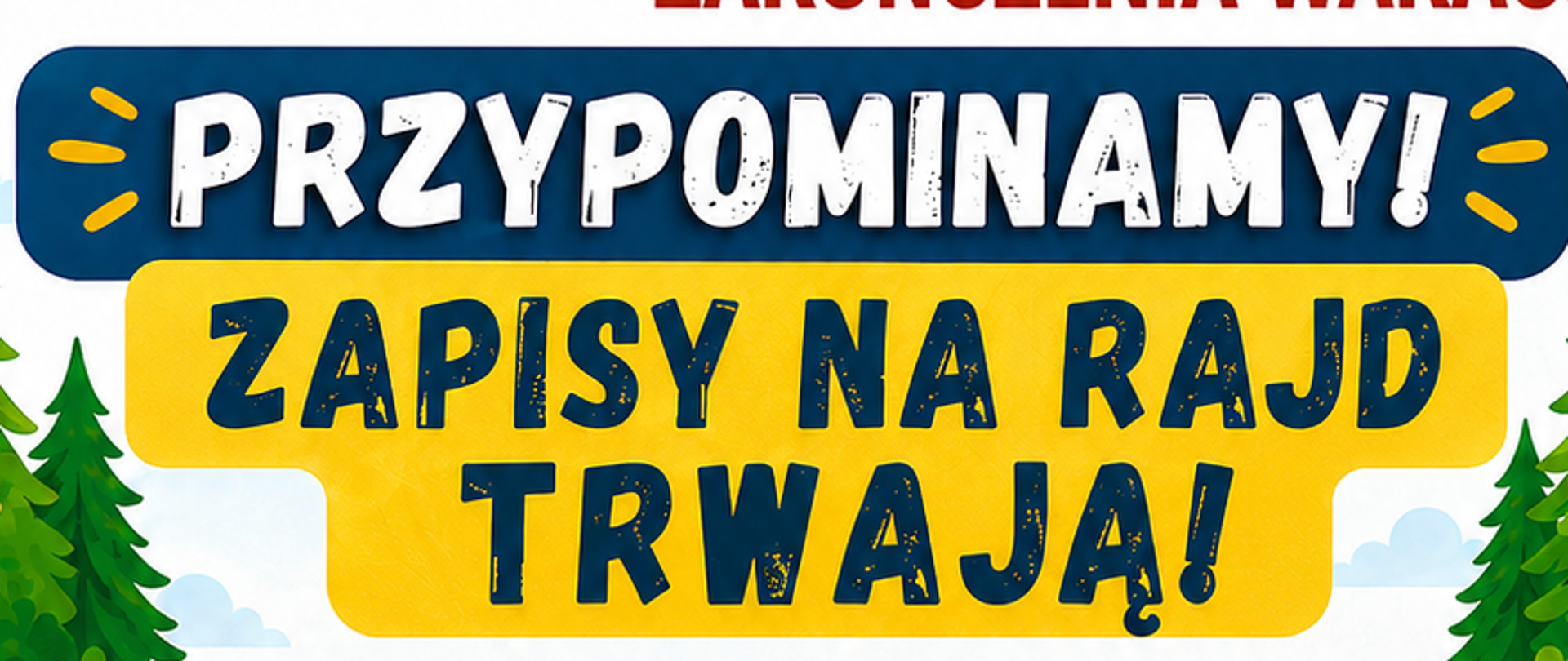 PRZYPOMINAMY O ZAPISACH NA RAJD ROWEROWY