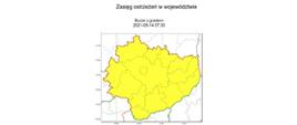 OSTRZEŻENIA METEOROLOGICZNE ZBIORCZO NR 58