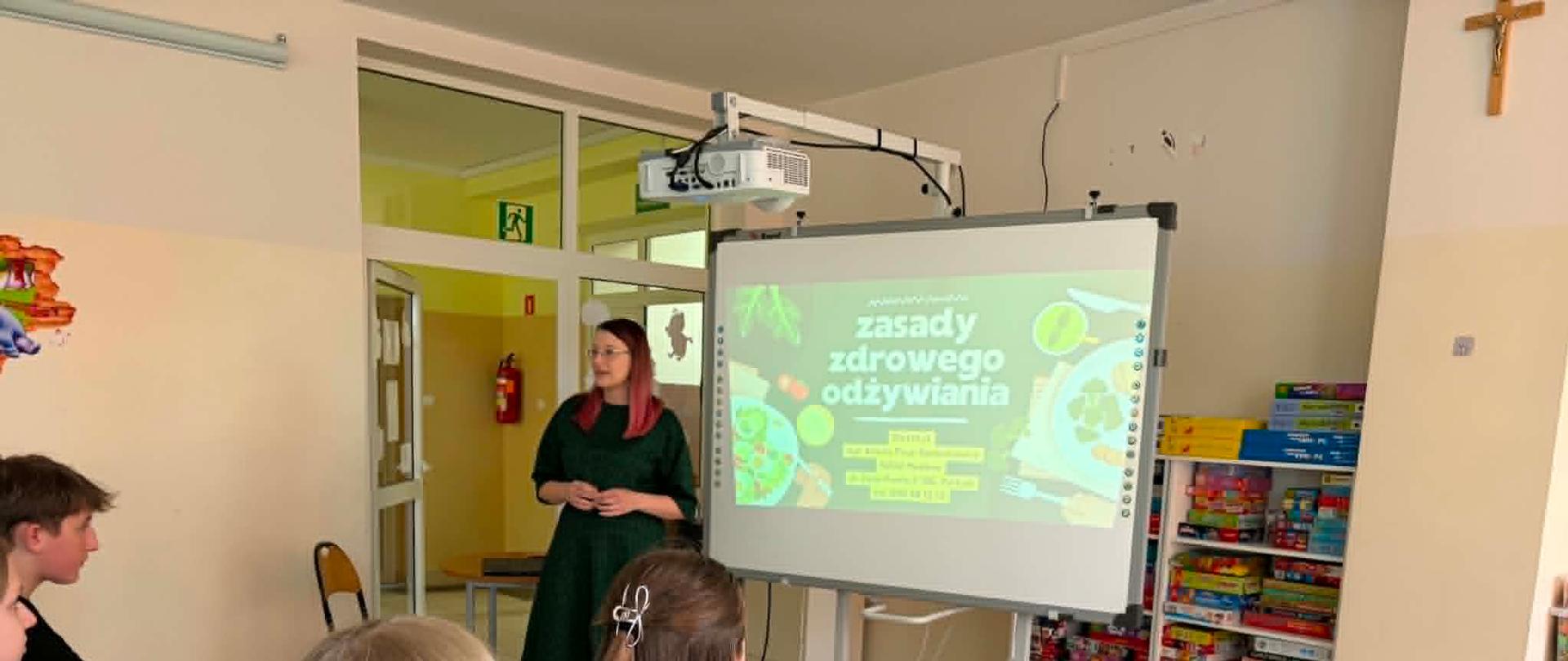 Spotkanie z panią dietetyk klas 5-8.