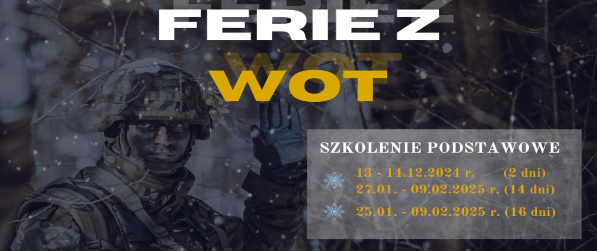 Ferie z WOT szkolenie podstawowe i wyrównawcze