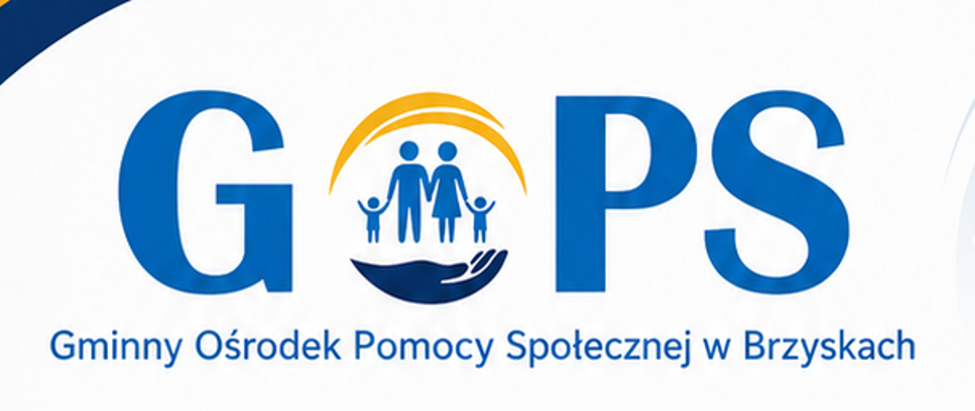 Plakat informacyjny Gminnego Ośrodka Pomocy Społecznej w Brzyskach dotyczący terminów składania wniosków o świadczenia rodzinne oraz świadczenia z funduszu alimentacyjnego na okres 2026/2027. Na plakacie znajduje się logo GOPS oraz informacje o możliwości składania wniosków elektronicznie od 1 lipca 2026 r. i papierowo od 1 sierpnia 2026 r. Wskazano, że przy ustalaniu prawa do świadczeń będą brane pod uwagę dochody rodziny za 2025 r., z uwzględnieniem dochodów utraconych i uzyskanych. W stopce zamieszczono dane kontaktowe Ośrodka: Brzyska 11A, 38-212 Brzyska, tel. (13) 44 100 58 i (13) 44 103 54 oraz godziny pracy: 7:00–15:00.