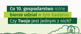 Plakat o badaniu gospodarstw rolnych GUS 