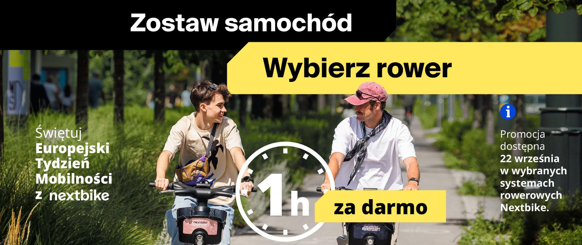 Rowerzyści na ścieżce rowerowej