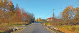 Przebudowana droga Lubenia - Gwoździec