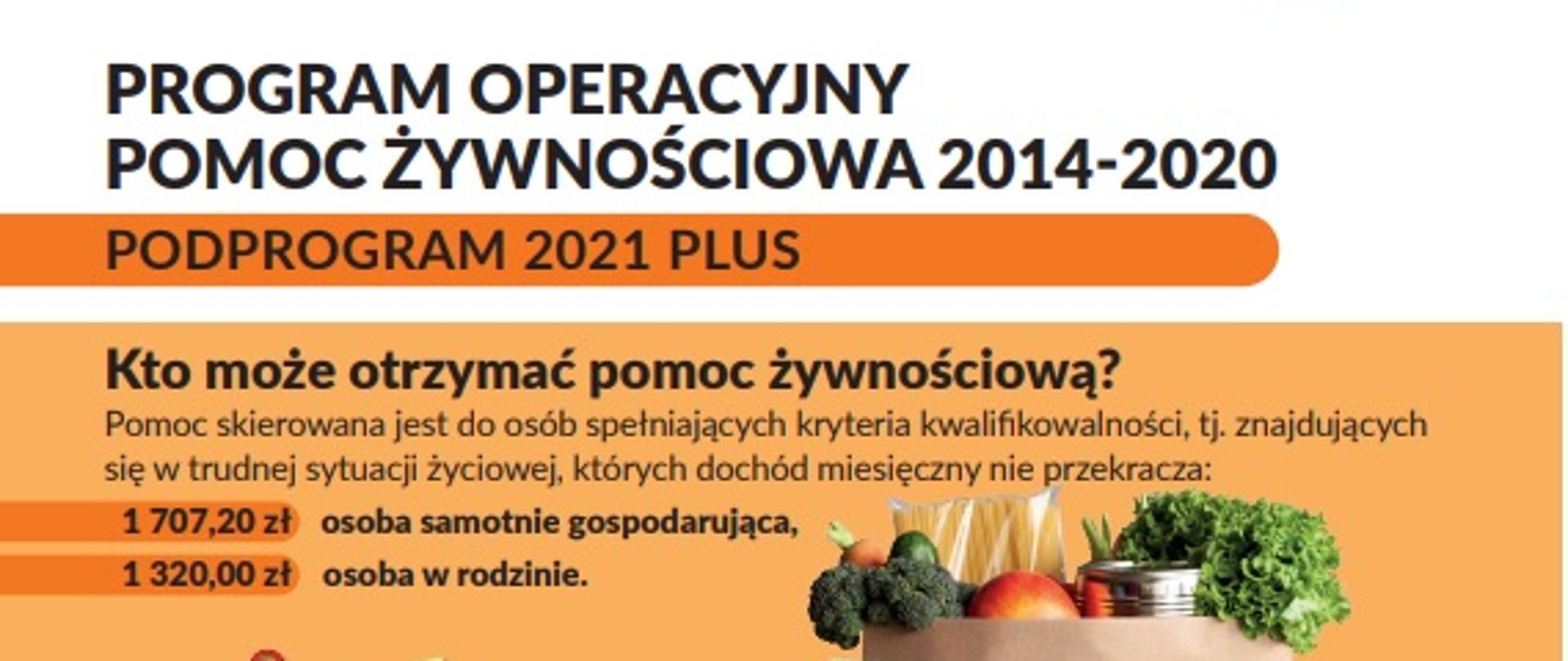 Program operacyjny pomoc żywnościowa 2014-2020