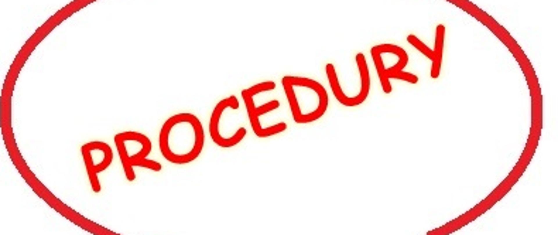 procedury reagowania