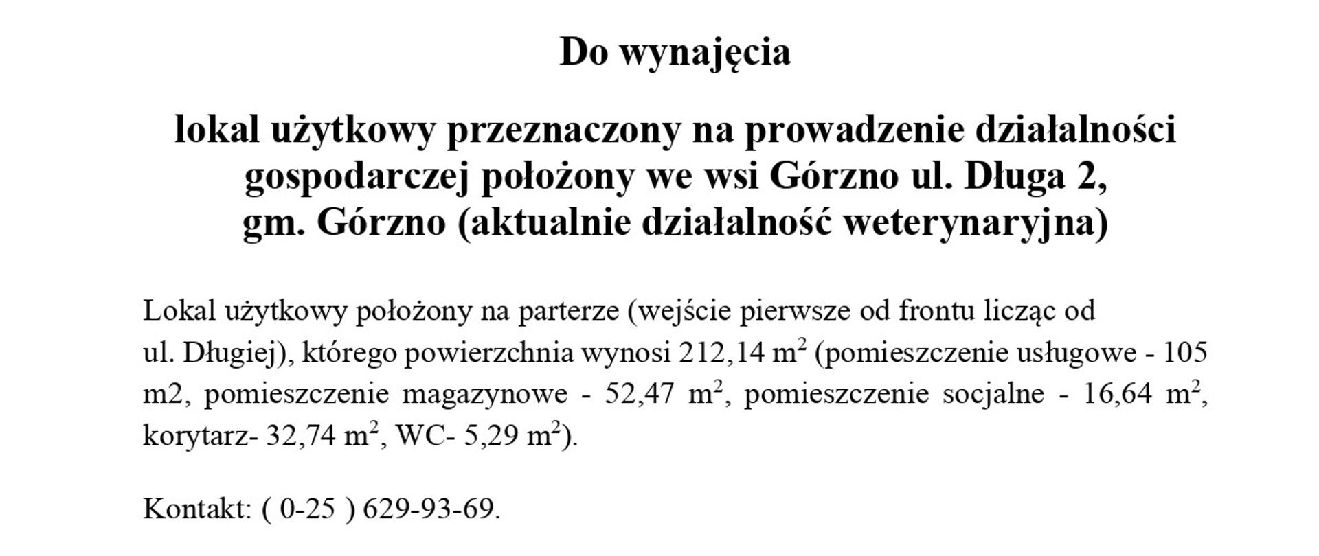 ogłoszenie