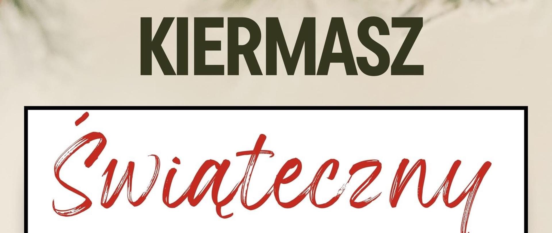 Kiermasz świąteczny