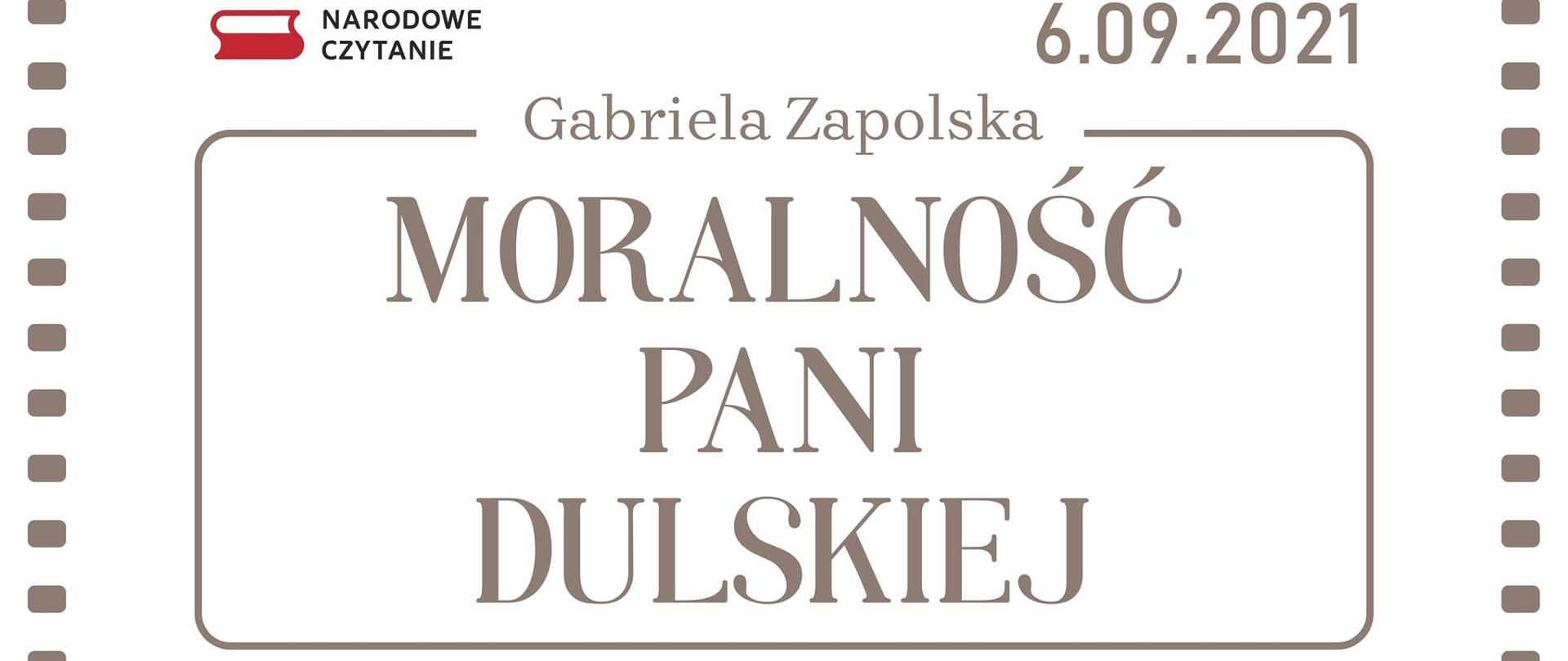 Plakat Narodowe Czytanie 2021