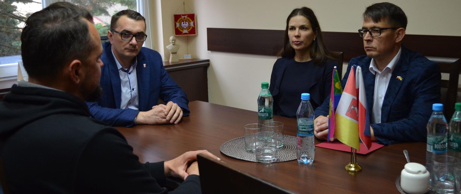 Spotkanie z przedstawicielem miasta partnerskiego Browary (Ukraina)