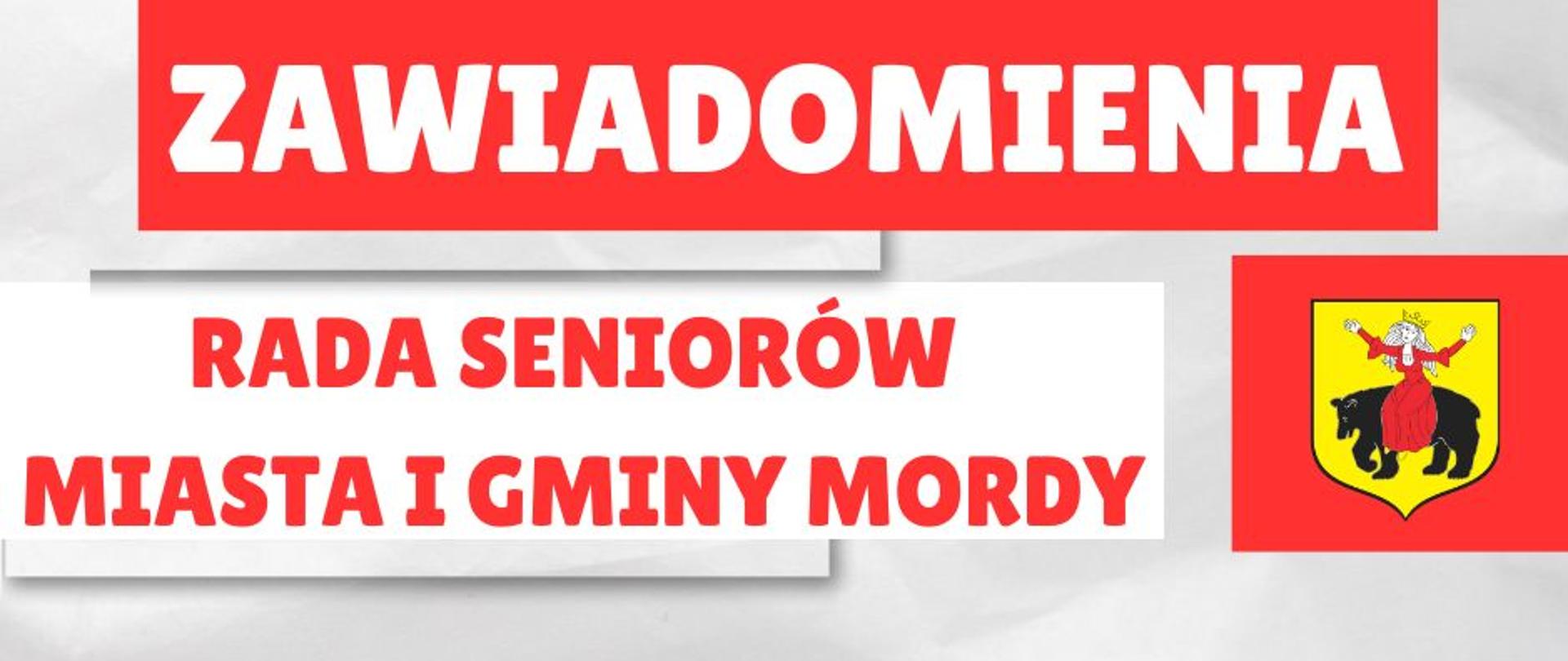 RADA SENI8ORÓW MIASTA I GMINY MORDY