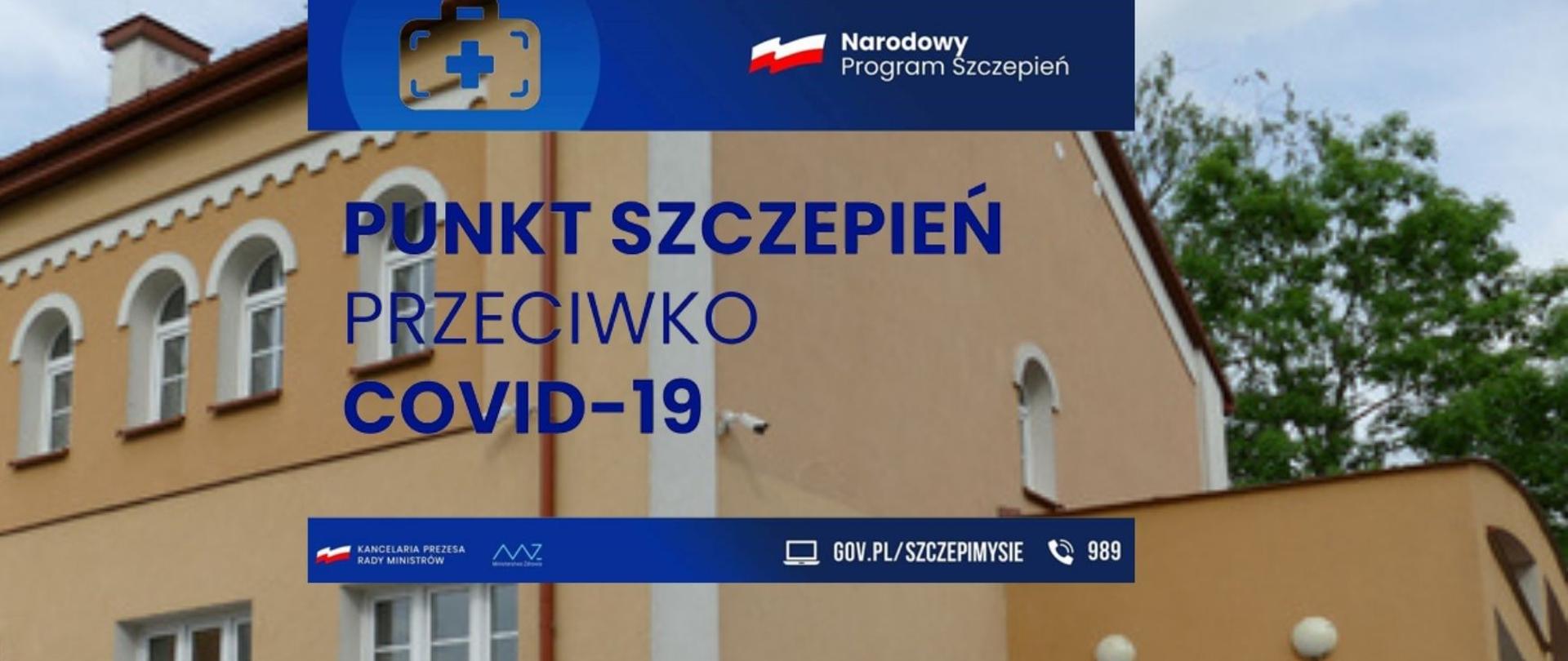 Narodowy Program Szczepień .Punkt Szczepień Przeciwko COVID - 19 w Transgranicznym Centrum Dialogu Kultur w Łosicach