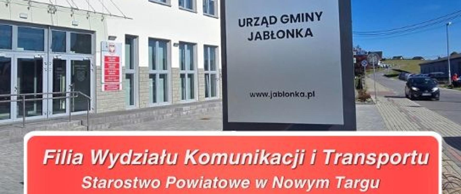 Filia Wydziału Komunikacji i Transportu Starostwo Powiatowe w Nowym Targu
