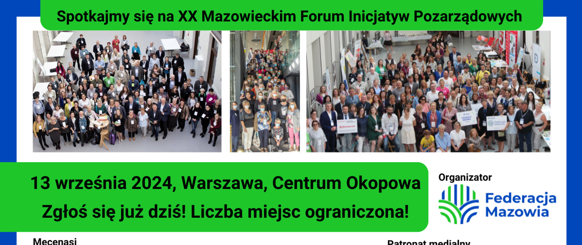 ulotka z zaproszeniem