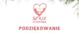 Dyplom z podziękowaniami dla przedszkola w akcji ,,Serce za odwagę"