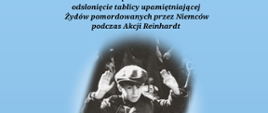 Plakat dot. uroczystości odsłonięcia tablicy