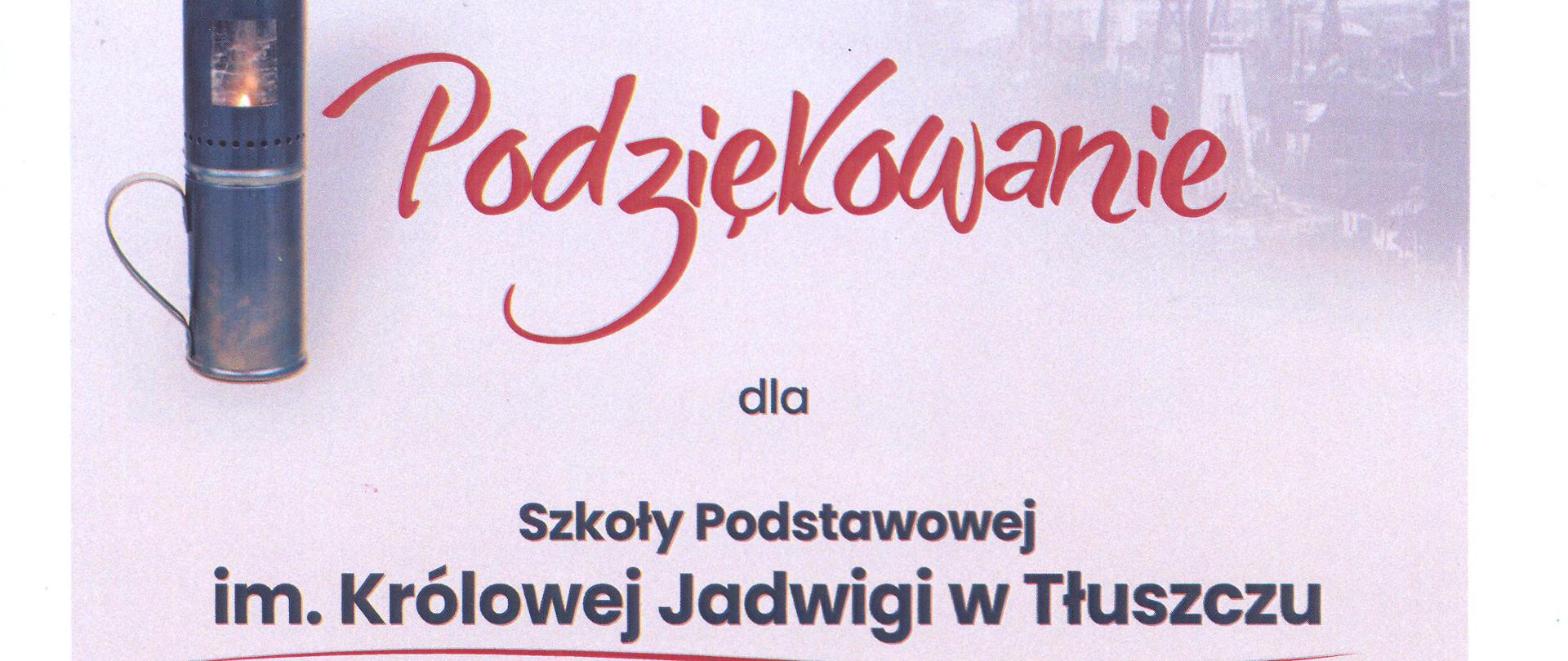 Podziękowanie