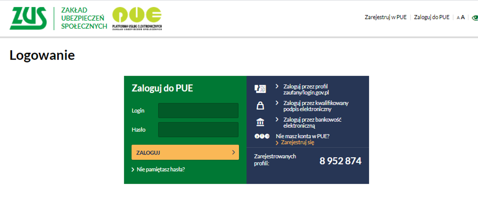 ZUS zachęca do korzystania z Platformy Usług Elektronicznych