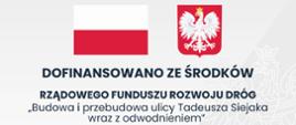 tablica dofinansowano ze środków frd godło i flaga Polski 