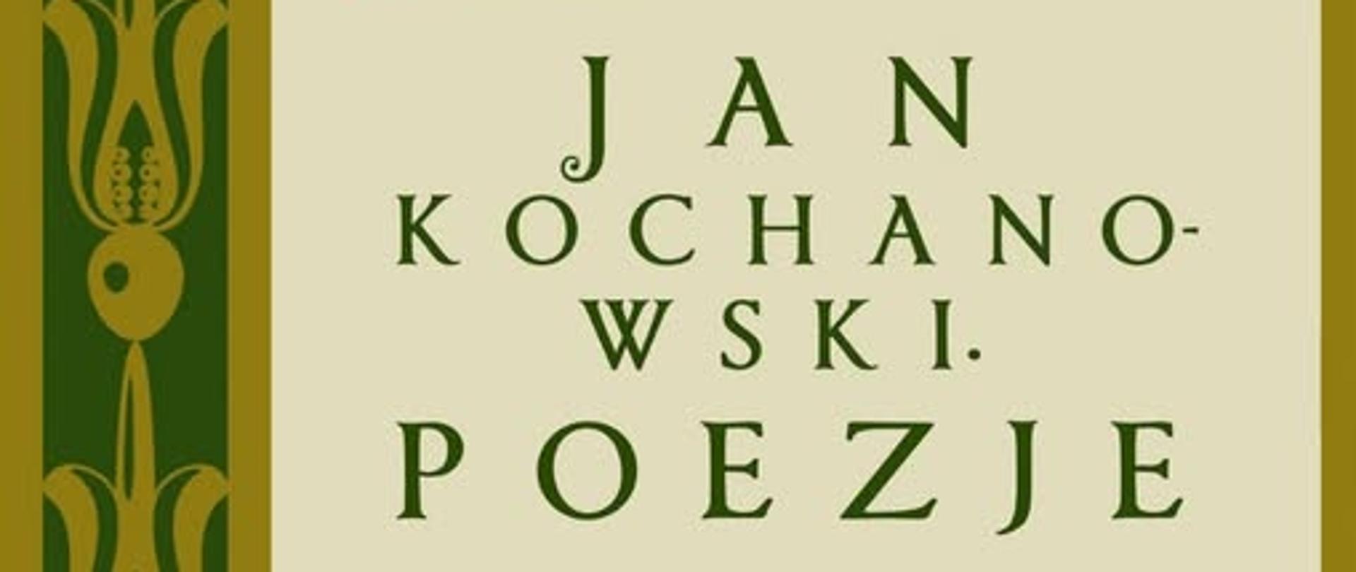 Jan Kochanowski Poezje