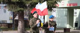 Uczestnicy biegu "Tropem Wilczym"