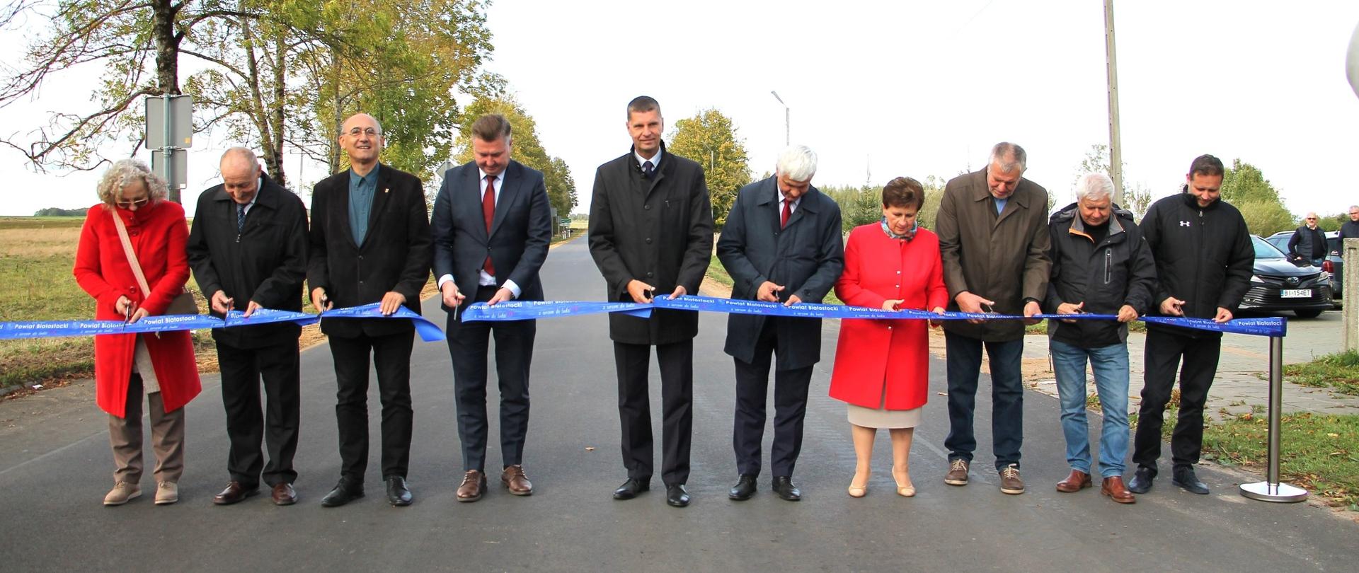 Przecięcie wstęgi w Nowej Woli