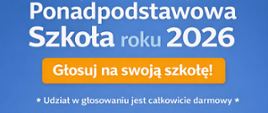 Ponadpodstawowa szkoła roku 2026 Plakat