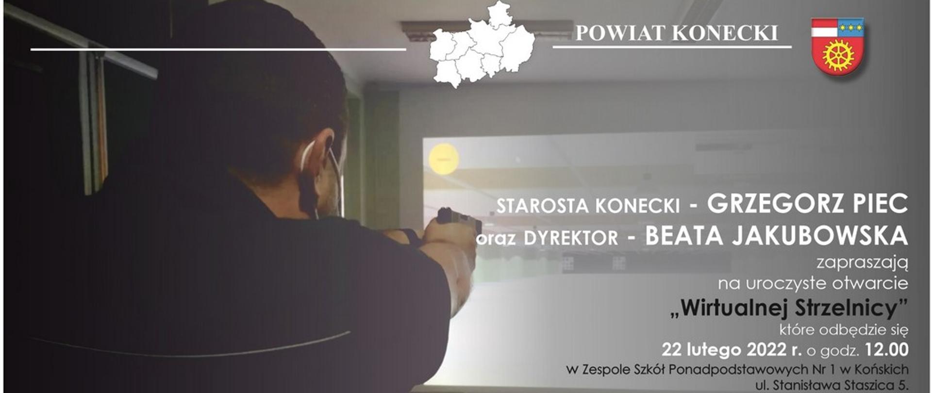 Zaproszenie na otwarcie wirtualnej strzelnicy